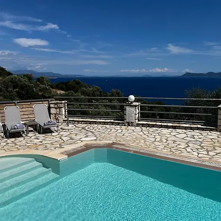 Villa Olivia Greece With Private Pool & Seaview In Lefkada Syvota