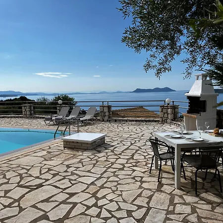 Olivia Greece With Private Pool & Seaview In Lefkada Villa *